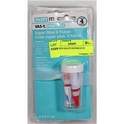 16 TUBES KRAZY/SUPERGLUE