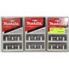 Image 1 : LOT OF 3 MAKITA 3 1/4" HIGH SPEED STEEL PLANER