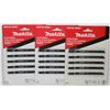 Image 1 : LOT OF 3 MAKITA JIG SAW BLADE SETS