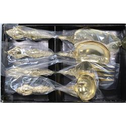 ROYAL SEALY GOLD PLATED SERVING SET