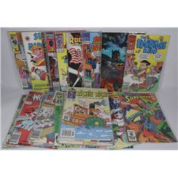 FLAT OF VINTAGE COMICS INCLUDING SUPER MARIO BROS