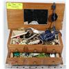 Image 1 : JEWELRY BOX FILLED WITH JEWELRY INCL SEVERAL .925