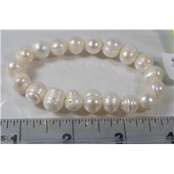 #85-FRESH WATER PEARL BRACELET 7.5"