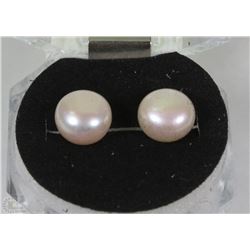 #22-FRESH WATER PEARL EARRINGS.925 STERLING SILVER