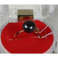 #13-FRESH WATER PEARL RING .925 STERLING SILVER