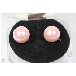 #23-SEA SHELL EARRING PINK