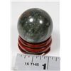 Image 1 : #9-NATURAL BLOOD STONE SPHERE CRYSTAL QUARTZ