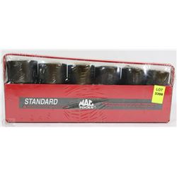 NEW 6PC MAC TOOL STANDARD IMPACT SOCKET SET