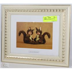 ANNE GEDDES FRAMED PICTURE 11"X14"