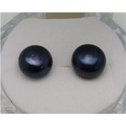 #19-FRESH WATER PEARL EARRINGS.925 STERLING SILVER