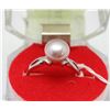 Image 1 : #16-FRESH WATER PEARL RING .925 STERLING SILVER