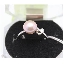 #15-FRESH WATER PEARL RING .925 STERLING SILVER
