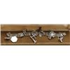 Image 1 : STERLING SILVER CHARM BRACELET IN WOODWARDS BOX