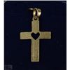Image 1 : #48-10KT GOLD CROSS PENDANT