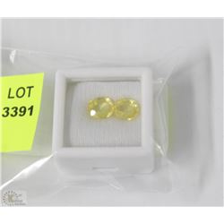 85) LAB CREATED SAPPHIRE 7CT 2PCS