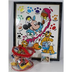 VARIETY OF ORIGINAL DISNEY ITEMS 1991 PICTURE