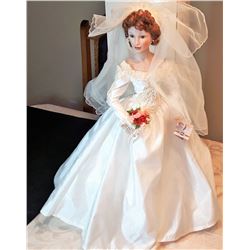 ASHTON DRAKE PORCELAIN WEDDING DOLL