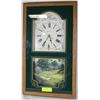 Image 1 : INGRAHAM WOODEN CLOCK AND SCENERY