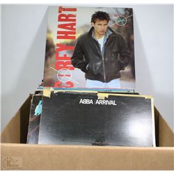 BOX OF VINTAGE RECORDS LAURA BRANIGAN 2, REX SMITH