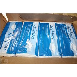 CASE OF ACCLAIM 1 PLY WHITE LUNCHEON NAPKINS