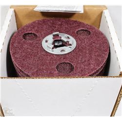 CASE OF 10 SURFACE BENDING STE-VS DISCS 5"X29/64"