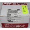Image 1 : CASE OF 500  POP AVDEL OPEN END STAINLESS RIVETS