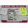 Image 1 : CASE OF 500  POP AVDEL OPEN END STAINLESS RIVETS