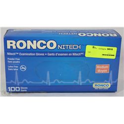 CASE OF 100 RONCO NITECH EXAMINATION GLOVES