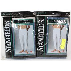 TWO PAIRS OF STANFIELDS THERMAL LONG UNDERWEAR