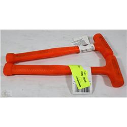 TWO 5-OZ COMPO-CAST DEAD BLOW UNI-CAST HAMMERS