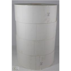 4 ROLLS OF 4X2/12 STICKY LABELS