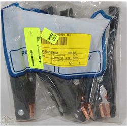 LOT OF 2 PAIRS OF BOOSTER CABLE CLAMPS