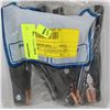 Image 1 : LOT OF 2 PAIRS OF BOOSTER CABLE CLAMPS