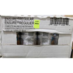 CASE OF 24 ENSURE VANILLA MEAL REPLACEMENT