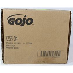 CASE OF ORANGE GOJO HAND CLEANER