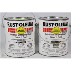 2 PAILS OF RUST-OLEUM INDUSTRIAL DTM EPOXY MASTIC