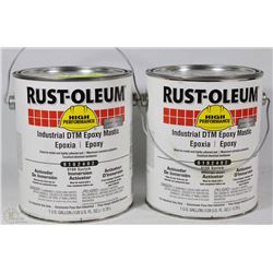 2 PAILS OF RUST-OLEUM INDUSTRIAL DTM EPOXY MASTIC
