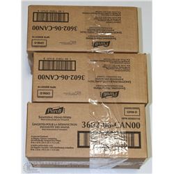 3 CASES OF PURELL SANITIZING HAND WIPES