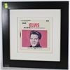 Image 1 : FRAMED ELVIS PRESLEY 45 RECORD & COVER (15"X15")
