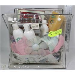 DECORATIVE STORAGE CONTAINER W/NEW