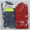 Image 1 : 2PK LADIES LEATHER GLOVES LARGE