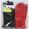 Image 1 : 2PK LADIES LEATHER GLOVES LARGE