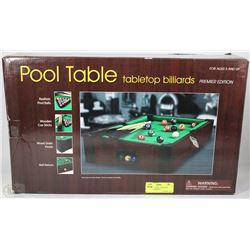 MINI POOL TABLE - TABLETOP BILLIARDS PREMIER