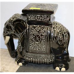 CERAMIC ELEPHANT PLANT STAND