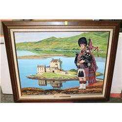 LOREN CHABOT ORIGINAL PAINTING OF A SCOTLAND SCENE