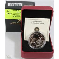 RCM 2008 FINE SILVER  - ECHOES OF HISTORY WITH COA