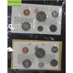 LOT OF 2 1968 UNCIRCULATED COIN SET