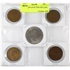 Image 1 : LOT OF 1940'S (WAR TIME ERA) AND 1965 COIN