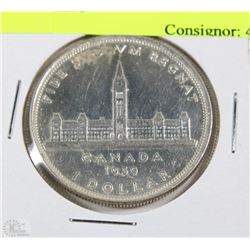 1939 SILVER CANADIAN DOLLAR - PARLIAMENT