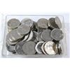 Image 1 : BOX OF 91 PCS 1967 AND OLDER 5 CENTS COIN